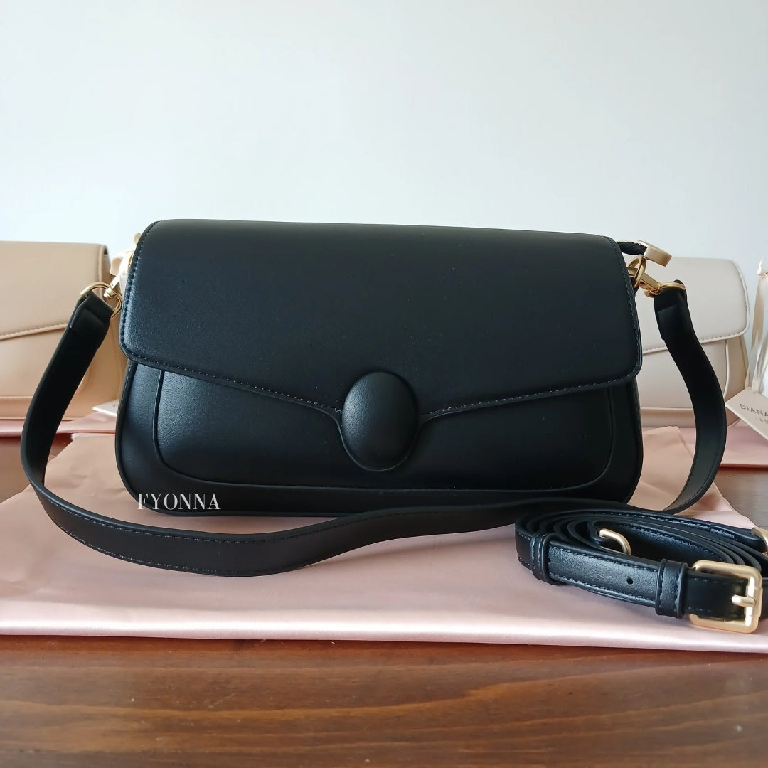 Sac à bandoulière Diana&Co Luxe - Noir