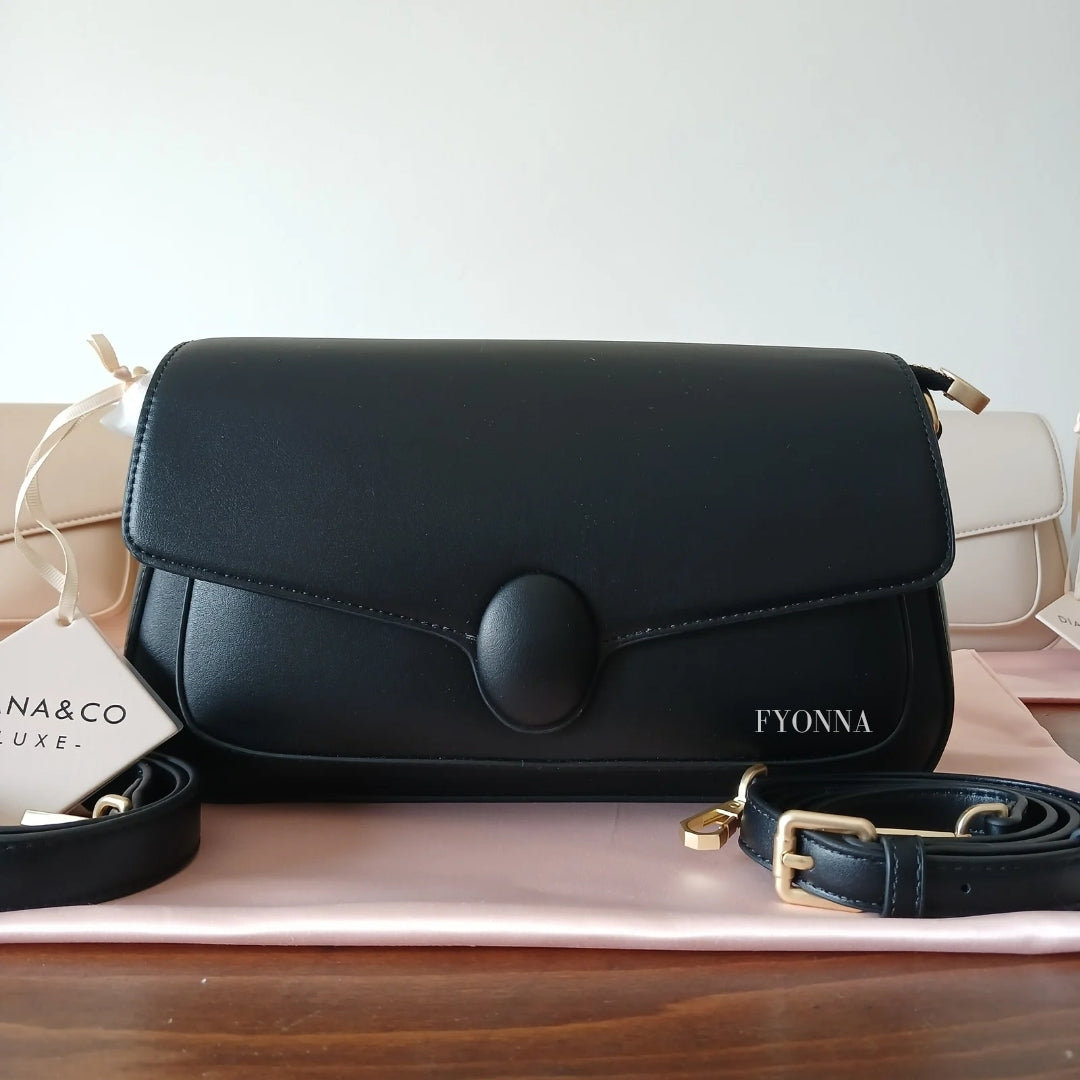 Sac à bandoulière Diana&Co Luxe - Noir